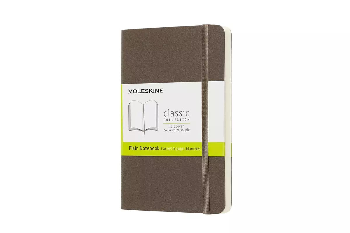 Een Moleskine Plain Soft Cover Notebook Pocket Earth Brown koop je bij Moleskine.nl